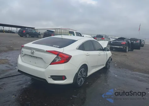 2018 Honda Civic Ex-L from USA, damaged, VIN JHMFC1F79JX013672